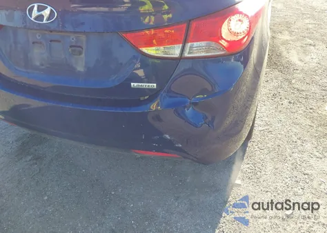 2012 Hyundai Elantra Limited z USA, uszkodzony, nr VIN 5NPDH4AE8CH100575